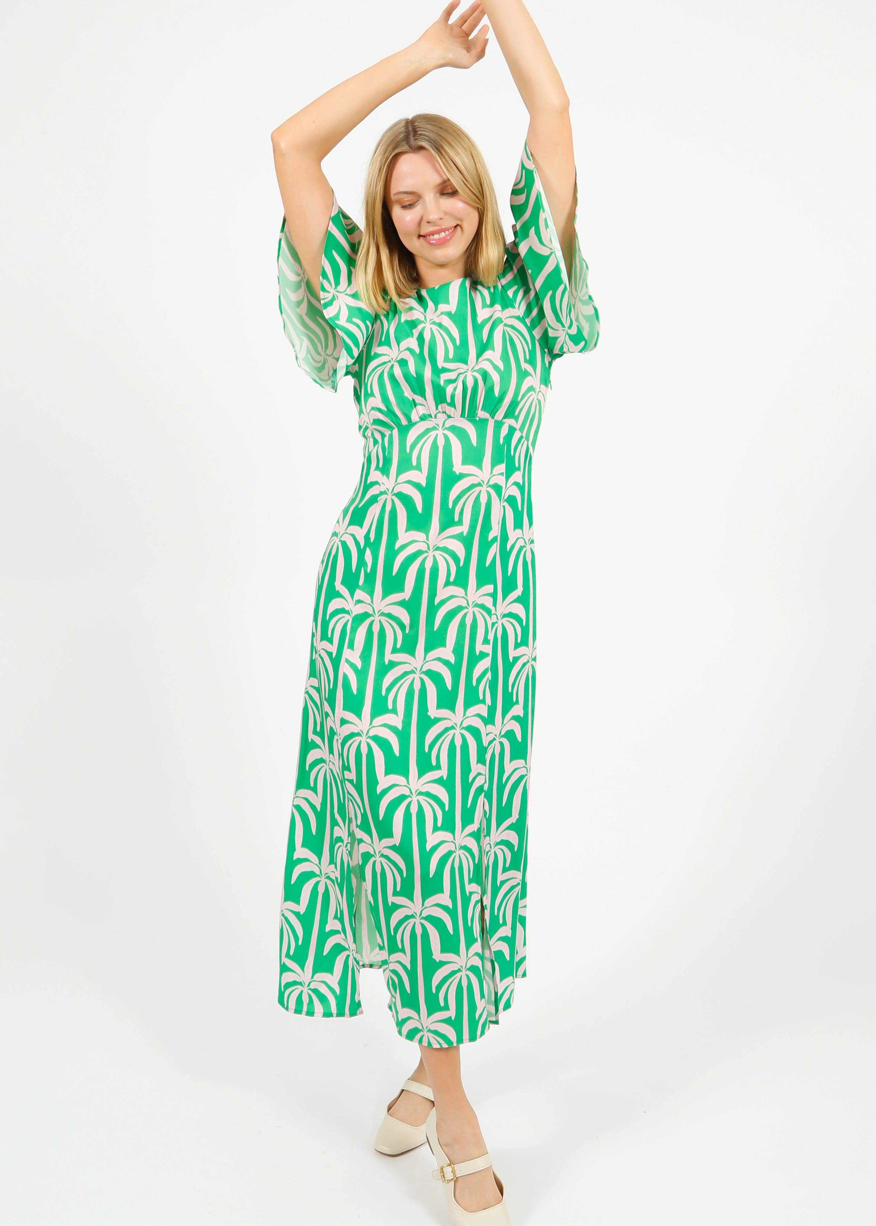 Gini Dress Palm Tower L - Main Image